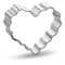 Miniature Heart Fluted 1.5 in M187 - CookieCutter.com - USA Tin Plated Steel